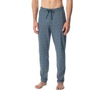 Schiesser Herren Lange Schlafhose Organic Cotton-Mix + Relax Pyjamaunterteil, Jeansblau_180289, 48