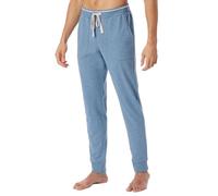 Schiesser Herren Lange Schlafhose-Sweatwear Organic Cotton-Mix + Relax Pyjamaunterteil, blau-Mel_181186, 56