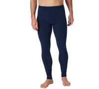 Lange Unterhose SCHIESSER "95/5", Herren, Gr. 8, blau (803, dunkelblau), Single Jersey, Obermaterial: 95% Baumwolle, 5% Elasthan, unifarben, eng, Unterhosen Lange Unterhose, mit innen liegendem Webgum