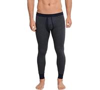 Schiesser Herren Hose lang Feinripp melange (Farbe: dunkelblau / Größe: 7 (XL))