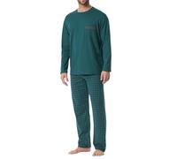 Schiesser Herren Langer Schlafanzug Pyjama Lang Comfort Nightwear - 180262, Größe Herren:25, Farbe:Petrol