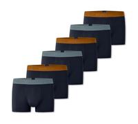 Schiesser Herren Long Short/Pant 6er-Pack - 95/5 Cotton, Sportlich-Schick, Komfortabler Logo-Webgummibund, Elastische Single-Jersey-Qualität - Bequeme Tagwäsche für den Alltag