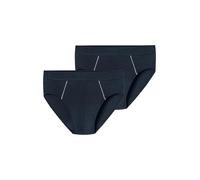 Schiesser Herren Minislip Comfort Fit 2-Pack blau - Größe 7