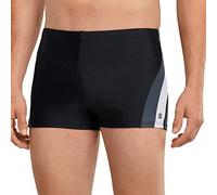 SCHIESSER Herren Badeshorts 'Nautical Active' grau / schwarz / weiß, Größe M grau / schwarz / weiß