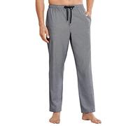 Schiesser Herren Mix & Relax Hose Lang Schlafanzughose, Schwarz (Schwarz-Gem. 006), 50