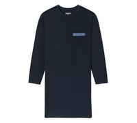 Schiesser Herren Nachthemd Comfort blau - Größe 60
