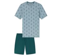 Schiesser Herren Pyjama 955 grün - Größe 48