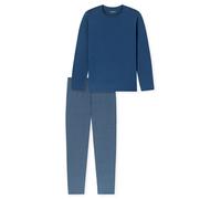 Schiesser Herren Pyjama Casual EssentialsSchlafanzug, Pyjama Set, Nachtwäsche EU 52