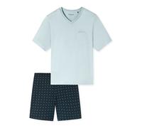 Schiesser Herren Pyjama Comfort EssentialsSchlafanzug, Pyjama Set, Nachtwäsche EU56