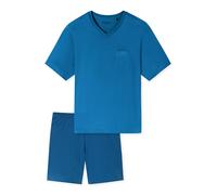 Schiesser Herren-Shorty Single-Jersey Blau Größe 56