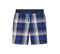 Schiesser Herren Pyjamahose Mix Relax Herren Bermuda Shorts kariert Baumwolle Taschen lässig Nachtwäsche