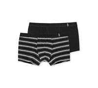 Schiesser Herren Retroshorts 2er Pack Mehrfarbig (schwarz sortiert 1 901) X-Large (Herstellergröße: 007)