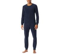 Schiesser Herren Schiesser Herren Schlafanzug Lang Velour - Selected Premium Warming Pyjamaset (1er Pack)