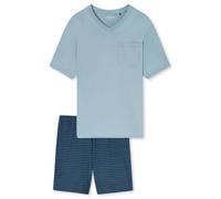 Schiesser Herren Schlafanzug Comfort Essentials Pyjama bequem Nachtwäsche