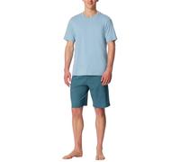 SCHIESSER - Schlafanzug kurz hellblau - Gr. - 52