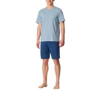 SCHIESSER - Schlafanzug kurz pacific blue - Gr. - 54