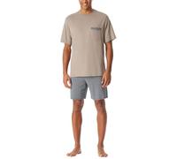 Schiesser Herren Schlafanzug kurz Rundhals - Nightwear Set