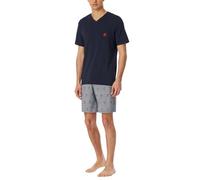 Schiesser Herren Schlafanzug kurz V-Ausschnitt - 95/5 Nightwear