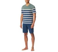 Schiesser Herren Schlafanzug kurz V-Ausschnitt - Casual Essentials