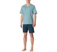 Schiesser Herren Schlafanzug kurz V-Ausschnitt - Nightwear Set