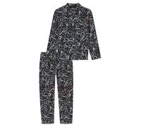 Schiesser Herren Schlafanzug lang mit Knopfleiste Flanell - Nightwear Set