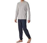 Schlafanzug SCHIESSER Gr. 64, grau (grau, meliert) Damen Homewear-Sets Schiesser (99313059-64)
