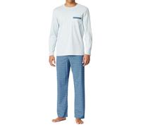 Schlafanzug lang hellblau - Comfort Nightwear 64