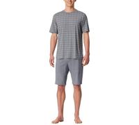 Schiesser Herren Schlafanzug Pyjama kurz - Selected Premium Jacquard
