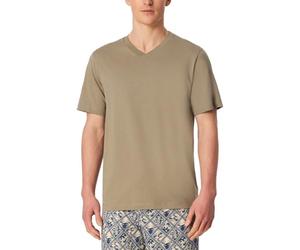 Schiesser Herren Schlafanzugoberteil Shirt V-Ausschnitt - 169872