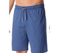 Schiesser Herren Bermuda Mix+Relax blaugrau gemustert Größe 50