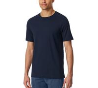 Schiesser Herren Schlafshirt Kurzarm Rundhals Bio-Baumwolle-Mix + Relax Pyjamaoberteil, Nachtblau_182179, 58