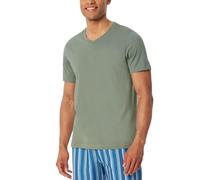 Schiesser Herren Schlafshirt Kurzarm V-Ausschnitt - Mix + Relax
