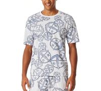 Schiesser Herren Schlafshirt Rundhals Kurzarm Loungewear Nightwear Organic Cotton 150 Years
