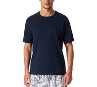 Schiesser Herren Schlafshirt Rundhals Kurzarm Loungewear Nightwear Organic Cotton 150 Years