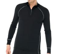 Schiesser Herren Shirt 1/1 Arm-Zipper Unterhemd
