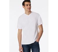 Schiesser Herren T-Shirt weiss V-ausschnitt (2er Pack) 008151-100 6