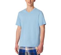 SCHIESSER T-Shirt mit V-Ausschnitt in Bleu, Größe 52