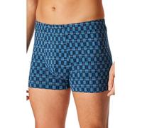Schiesser Herren Shorts 95/5-182309 kariert Blau Größe 6