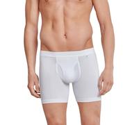 Schiesser Herren Shorts Cyclist mit Eingriff Long Life Cotton - 172472, Größe Herren:7, Farbe:weiss