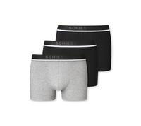 SCHIESSER Herren Shorts im Pack - Serie "95/5", Vorteilspack, Unterhose, Logobund, uni, S-2XL Schwarz/Grau XL 9er Pack (3x3P)
