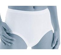 Taillenslip SCHIESSER, Damen, Gr. 38, 5 Stk., weiß, 100% Baumwolle, Unterhosen Taillenslip (316115-38) weiß