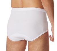 Slip SCHIESSER "Slip 2er Pack", Herren, Gr. L, weiß, Obermaterial: 100% Baumwolle CO., Unterhosen Slip (63794764-L) weiß