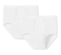 Slip SCHIESSER "Slip 2er Pack", Herren, Gr. L, weiß, Obermaterial: 100% Baumwolle CO., Unterhosen Slip (63794764-L) weiß
