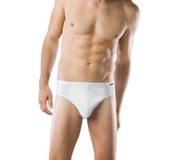 Schiesser Herren Slip, 3er Pack, Supermini, Essentials, Weiss, 005221, Größe:5 (M)