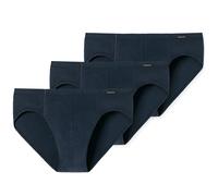 Schiesser 3-er Set Slips Dunkelblau