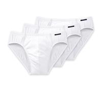 Schiesser Herren 3 Pack Mit Weichem Bund - Essentials Slip, Weiss_205221, 6/ L EU
