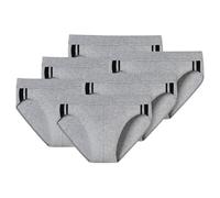 Slip SCHIESSER "Slip 6er Pack", Herren, Gr. S, grau, Obermaterial: 95% Baumwolle CO. 5% Elasthan EL., Unterhosen Slip (37809013-S) grau