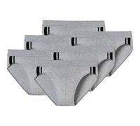 Slip SCHIESSER "Slip 6er Pack", Herren, Gr. S, grau, Obermaterial: 95% Baumwolle CO. 5% Elasthan EL., Unterhosen Slip (37809013-S) grau