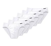 SCHIESSER Herren Slip 6er Pack - Supermini, Rio-Slip, Essentials, Cotton Stretch 2XL Weiß