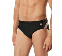 Schiesser Herren Badehose Nautical Active 5 Wirkware recycelt Kontraststreifen Schwarz Größe M